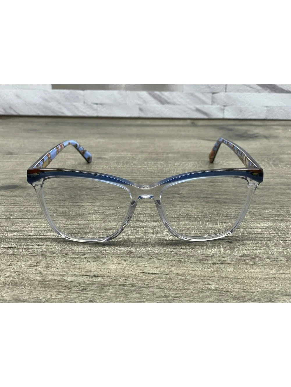 Vera Bradley Eyeglasses BRITTANI Cerulean Bouquet 53[]16-140 Clear Blue Frames